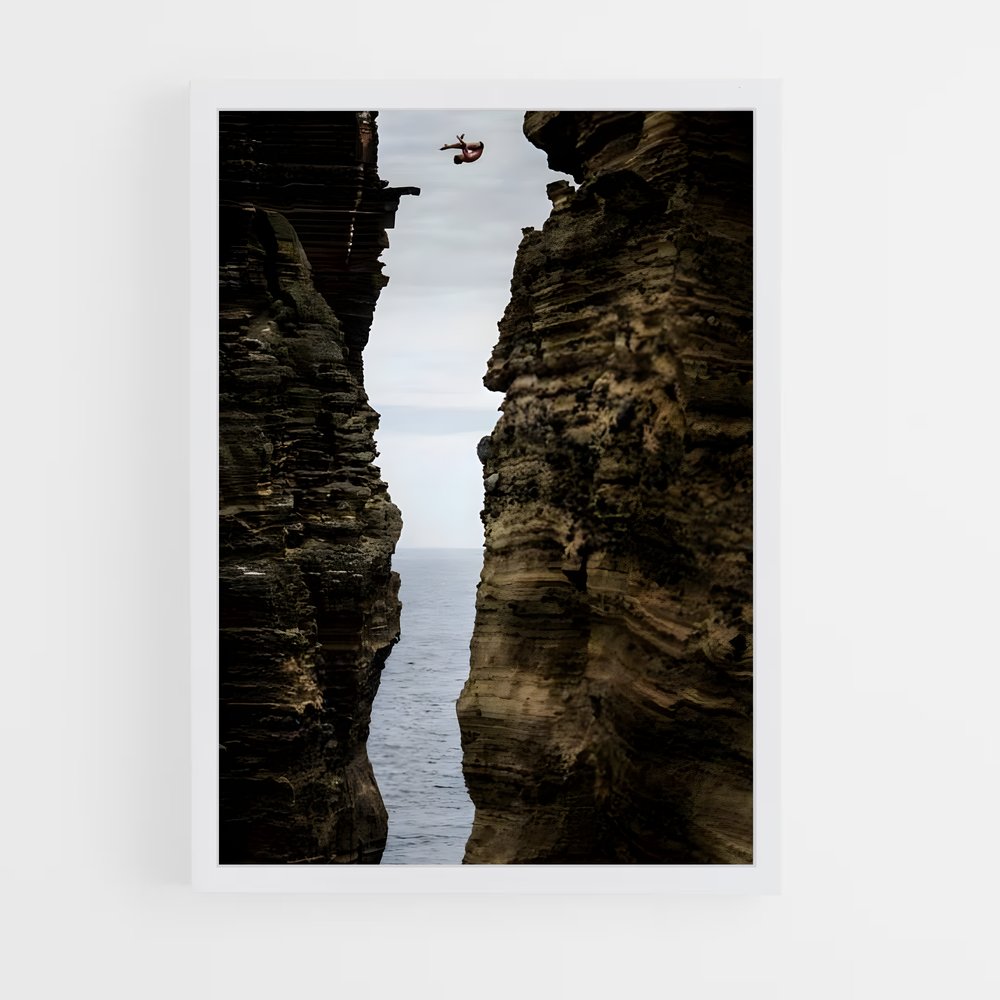 Poster Artem silchenko – affiche Plongeon de falaise (vue 3)